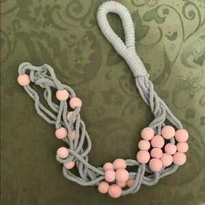 Rope hanging plant macrame holder